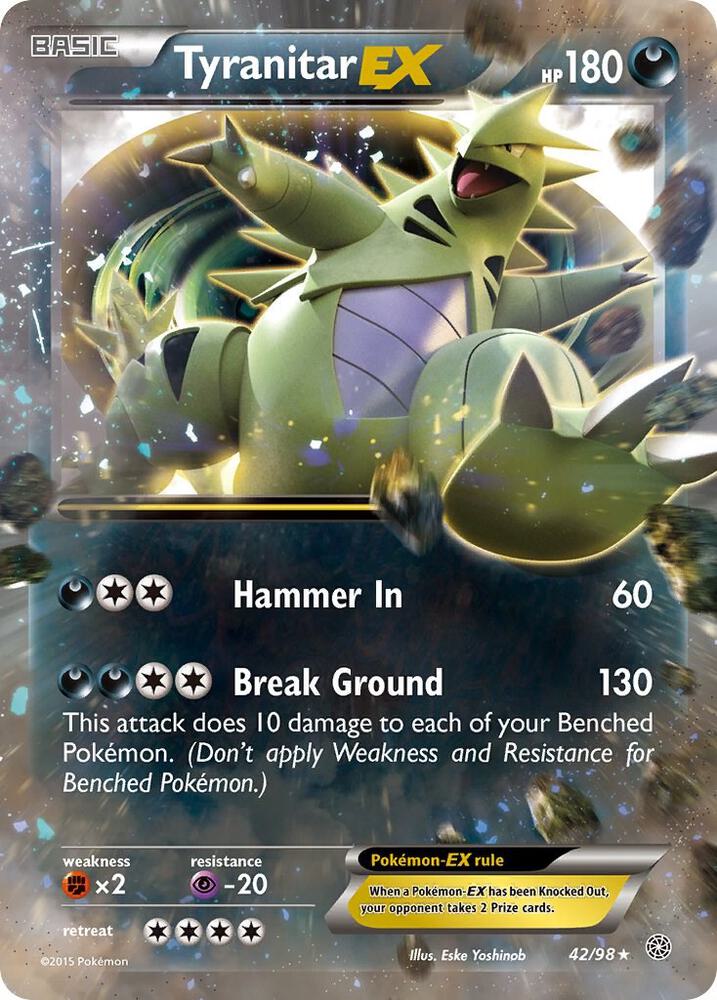 Tyranitar EX 42/98 - LP