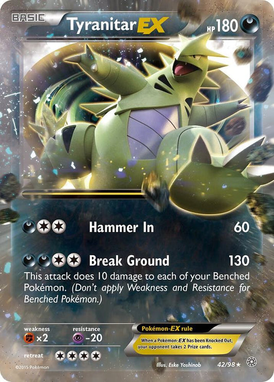 Tyranitar EX 42/98 - LP