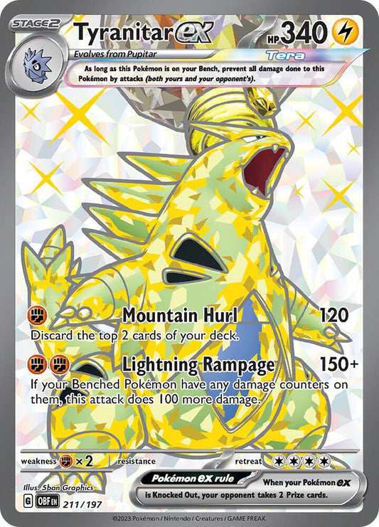 Tyranitar EX 211/197 - NM