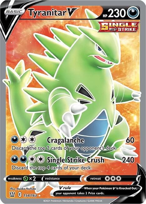 Tyranitar V 154/163 - NM