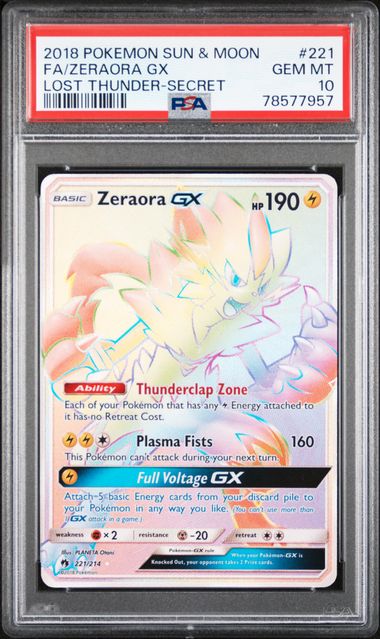 Zeraora GX PSA 10 PSA 10