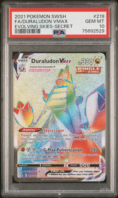 Duraludon VMAX PSA 10
