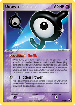 Unown (Holo) J/28 - MP