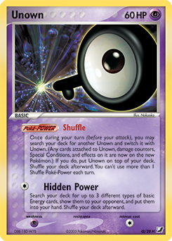 Unown (Holo) Q/28 - MP