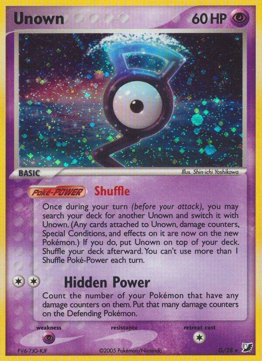 Unown (Reverse) G/28 - LP