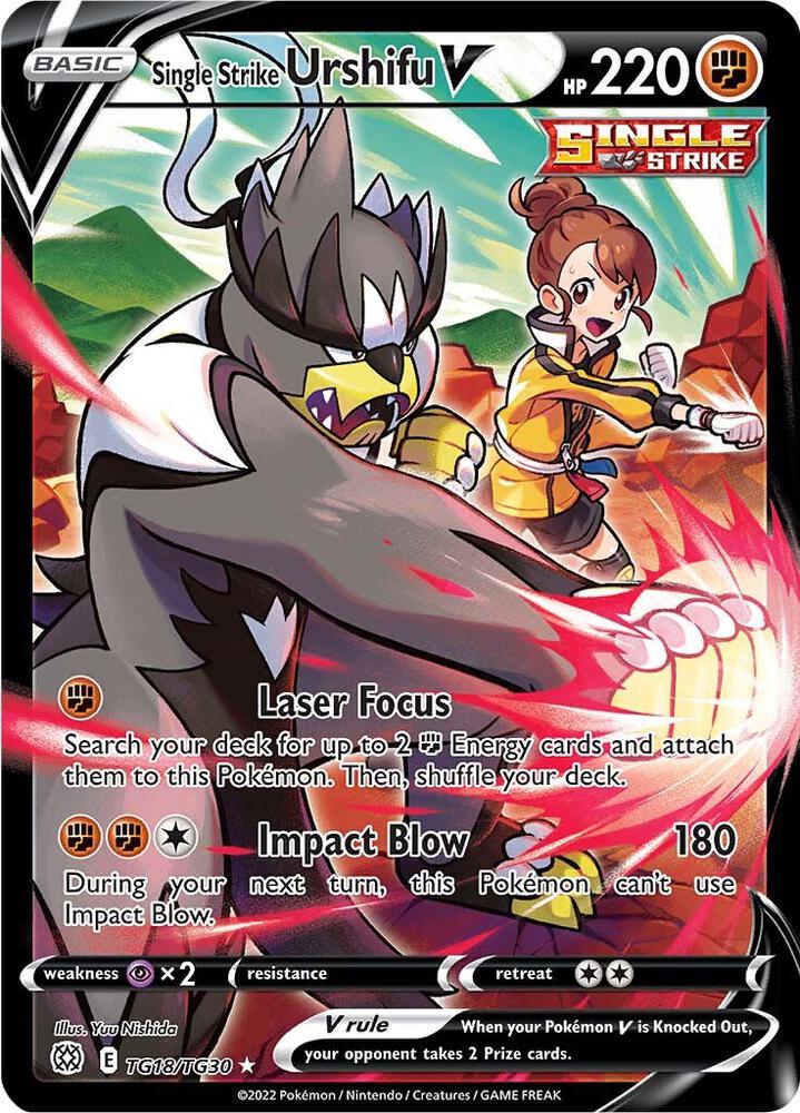 Single Strike Urshifu V TG18/TG30 - NM