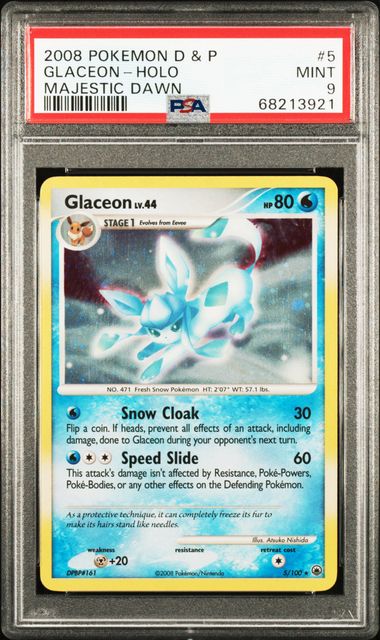 Glaceon Holo PSA 9