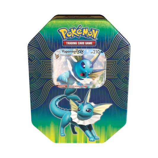 Vaporeon GX Tin