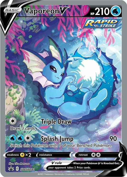 Vaporeon V SWSH181 - NM