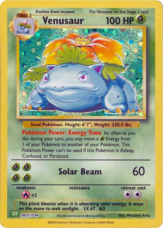 Venusaur (Holo) 003/034 - NM