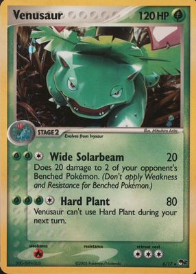 Venusaur (Holo) 6/17 POP Series 2 - MP