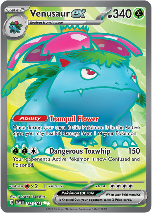 Venusaur EX 182/165 - NM