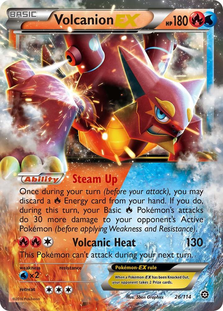 Volcanion EX 26/114 - NM