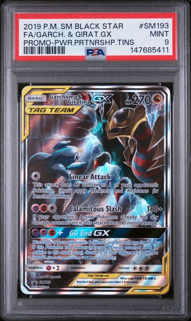 Garchomp & Giratina GX PSA 9