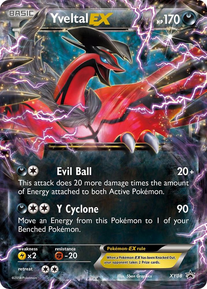 Yveltal EX XY08 - NM