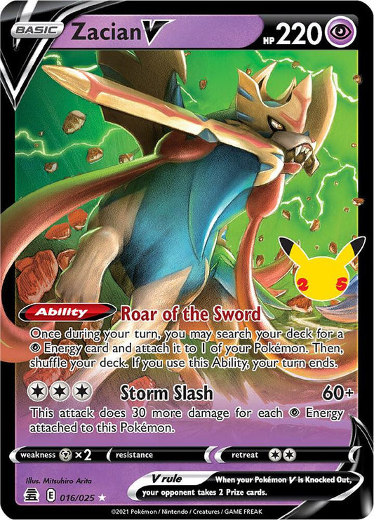 Zacian V 016/025 - NM