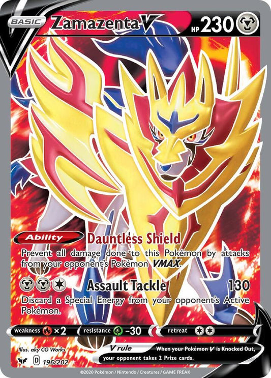 Zamazenta V 196/202 - NM