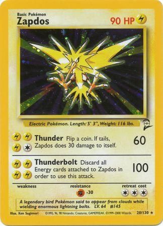 Zapdos (Holo) 20/130 - LP