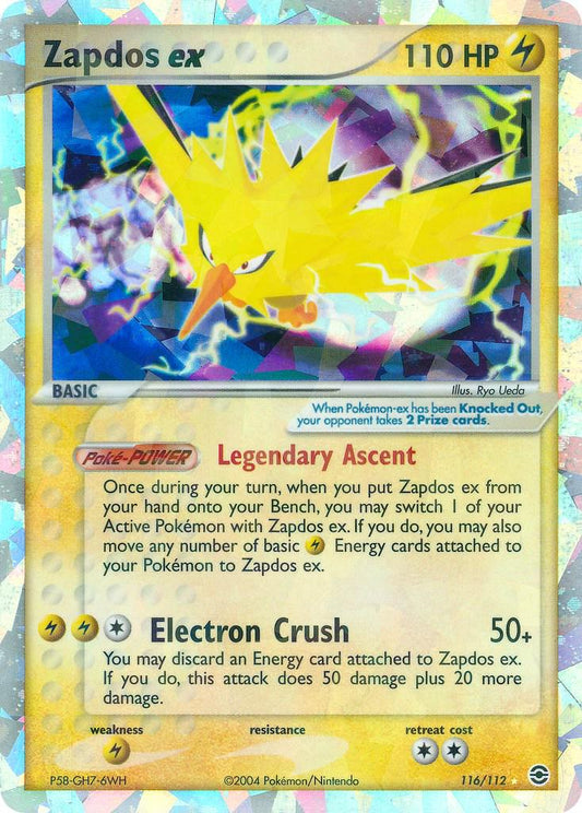 Zapdos EX 116/112 - LP