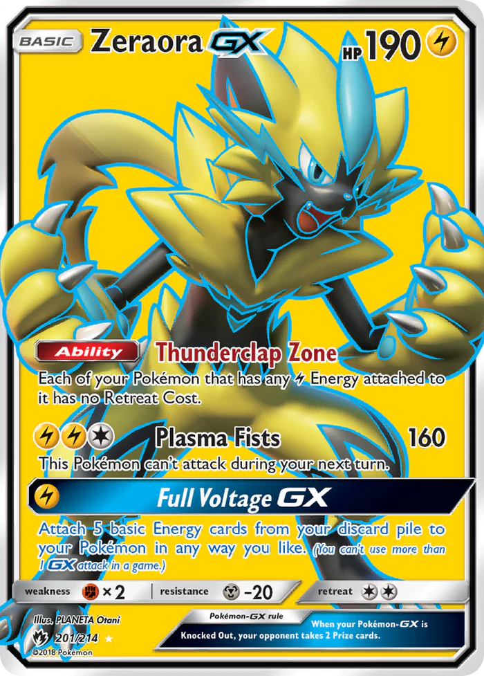 Zeraora GX 201/214 - NM