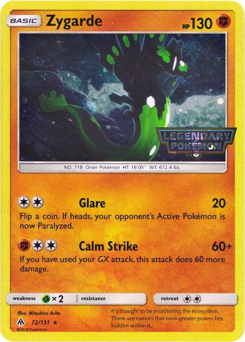 Zygarde 72/131 (Cosmos Holo) - SEALED