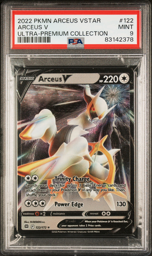 Arceus V Metal PSA 9
