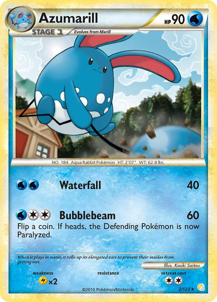 Azumarill (Holo) 2/123 - LP