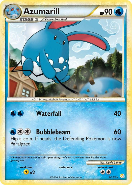 Azumarill (Holo) 2/123 - LP