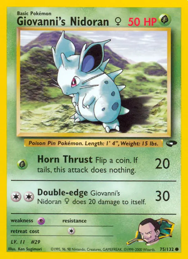 Giovanni's Nidoran F (075/132) (G2)