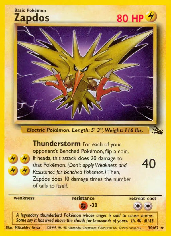 Zapdos (30) (30/62) (FO)