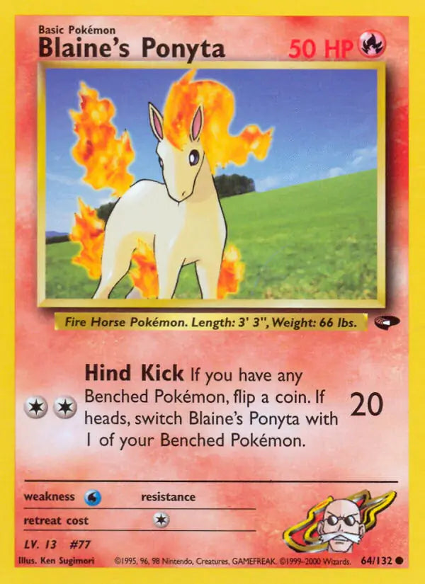 Blaine's Ponyta (064/132) (G2)