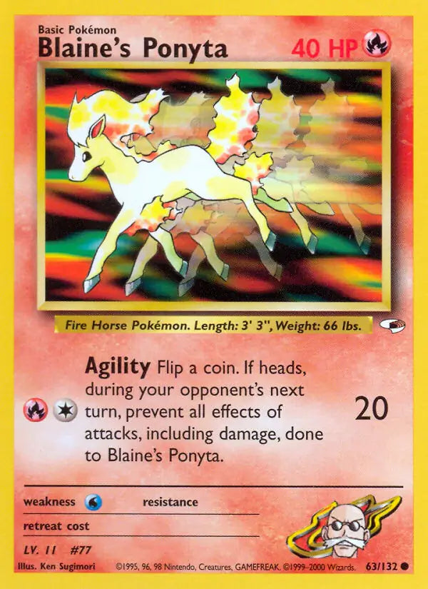 Blaine's Ponyta (063/132) (G1)