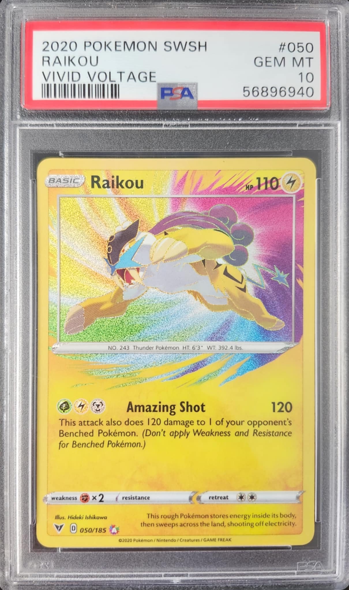 Raikou PSA 10