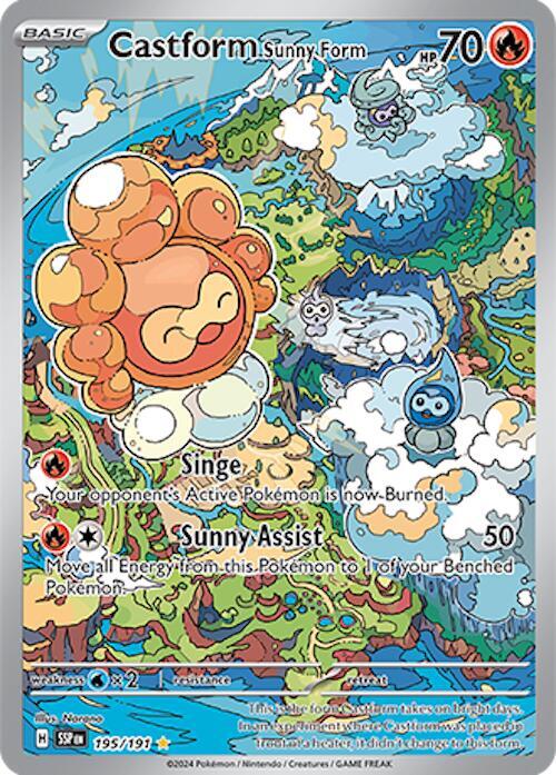 Castform Sunny Form 195/191 - NM