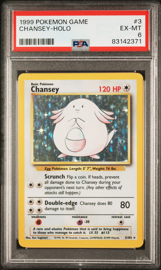 Chansey Holo PSA 6