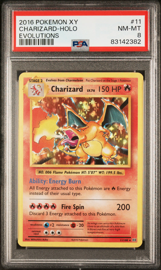 Charizard Holo PSA 8