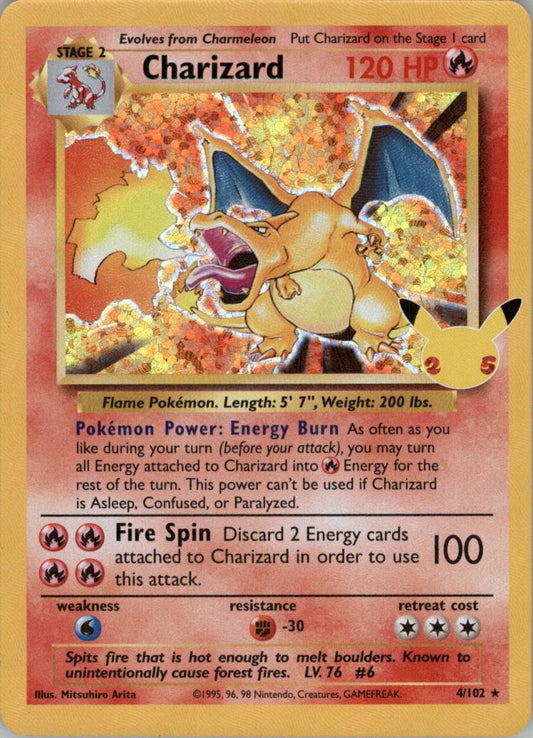 Charizard (Holo) 4/102 - NM