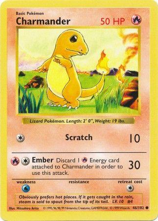 Charmander (Shadowless) 46/102 - MP