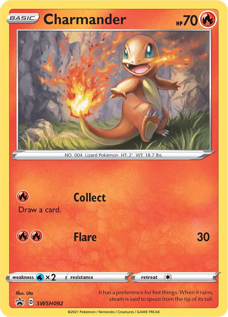 Charmander (Holo) SWSH092 - NM