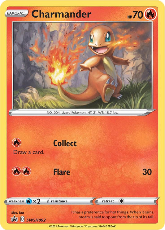 Charmander (Holo) SWSH092 - NM