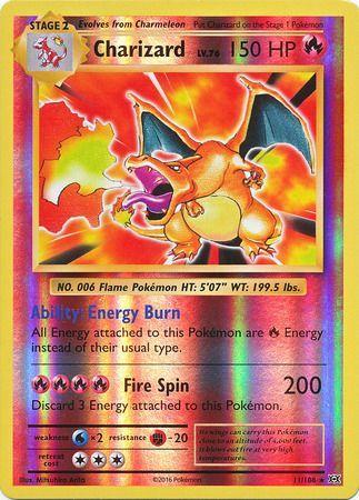 Charizard (Reverse) 11/108 - LP