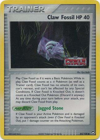Claw Fossil (Reverse) 84/108 - LP