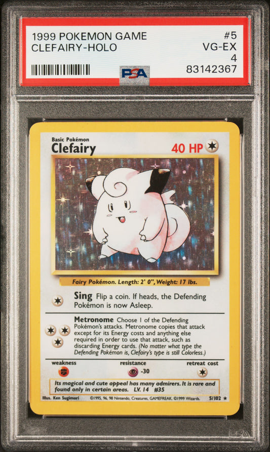 Clefairy Holo PSA 4