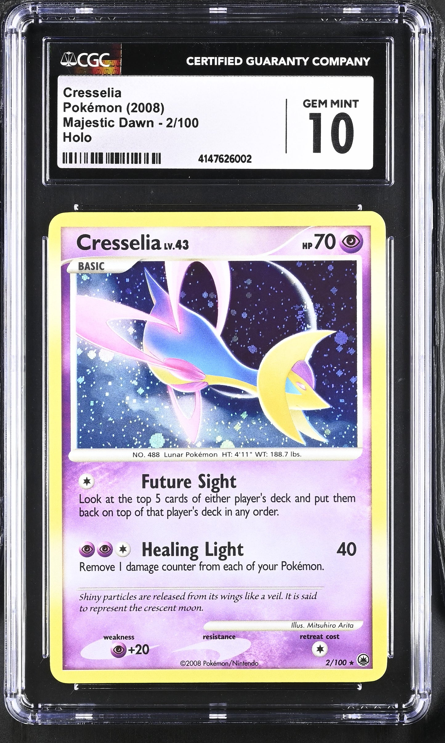Cresselia Holo CGC 10