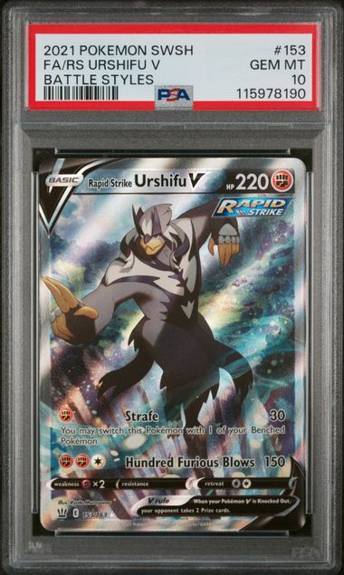 Rapid Strike Urshifu V PSA 10
