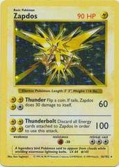 Zapdos Shadowless (Holo) 16/102 - MP
