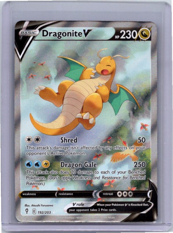 Dragonite V (Alternate Full Art) (192/203) (SWSH07)