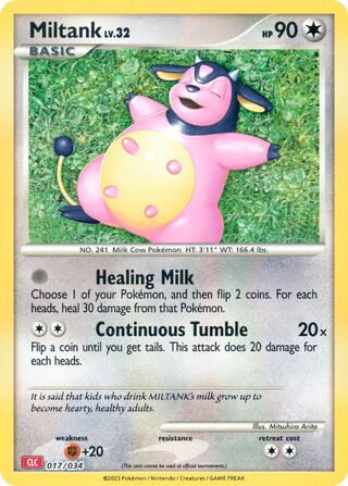 Miltank 017/034 - NM