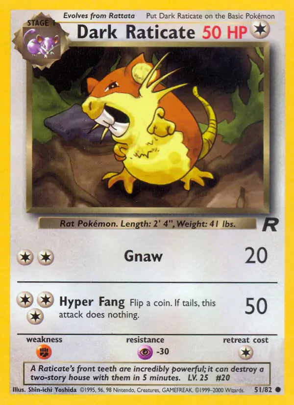 Dark Raticate (51/82) (TR)