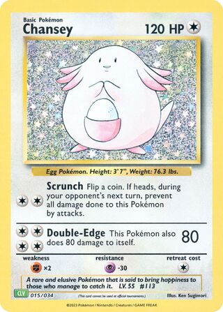 Chansey 015/034 - NM